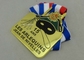 Insigne de médailles de célébration de carnaval de la Belgique d'or, médailles en alliage de zinc de sports
