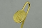 Insignes en alliage de zinc de souvenir récompense, 2D ou 3D avec le placage à l'or