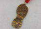 Les médailles antiques de récompenses de triathlons de moulage mécanique sous pression, médailles en alliage de zinc de l'antiquité 5K