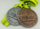 Les médailles de récompense de médaillon, meurent les médailles antiques embouties du sport 5K, médailles dures d'émail