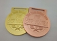 Les récompenses de badminton meurent des médailles de fonte, médailles brumeuses adaptées aux besoins du client de ruban de karaté de sport d'électrodéposition