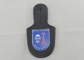 Insigne de poche de cuir de Kommando et Keychains en cuir personnalisé avec le nickelage