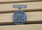 3D en alliage de zinc les médailles faites sur commande de récompenses de moulage mécanique sous pression, médaille antique de police