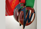 Les médailles personnalisées de récompenses de ruban coupe intérieure d'émail mol de moulage mécanique sous pression