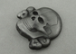 Le souvenir argenté antique de crâne d'électrodéposition Badges le laiton embouti avec le Pin de broche