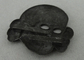 Le souvenir argenté antique de crâne d'électrodéposition Badges le laiton embouti avec le Pin de broche