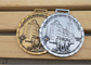 Médailles de récompense de fonctionnement de marathon par l'estampillage, médailles en alliage de zinc d'émail de plein soulagement