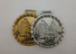 Médailles de récompense de fonctionnement de marathon par l'estampillage, médailles en alliage de zinc d'émail de plein soulagement
