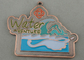 Médaille d'émail d'OEM avec le cuivrage antique pour l'entreprise de l'eau