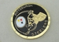 Le laiton embouti a personnalisé des pièces de monnaie avec le placage à l'or pour des récompenses/vacances
