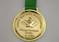 Médailles rondes de la course 5k, médailles de lutte en alliage de zinc du volleyball 3D de fer