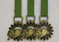 Les médailles adaptées aux besoins du client de moulage mécanique sous pression et l'émail en alliage de zinc de rubans pour la manifestation sportive
