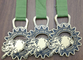 Les médailles adaptées aux besoins du client de moulage mécanique sous pression et l'émail en alliage de zinc de rubans pour la manifestation sportive