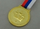 3D Russie matérielle en alliage de zinc meurent placage à l'or de médailles de fonte 45 millimètres