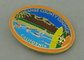 Boucles faites sur commande du Conseil de Comté d'Orange de la Californie avec le placage à l'or et l'émail mol