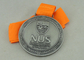 Les médailles nationales de Singapour d'université de long ruban avec en alliage de zinc moulage mécanique sous pression