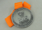 Les médailles nationales de Singapour d'université de long ruban avec en alliage de zinc moulage mécanique sous pression