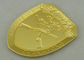 2,5&quot; les insignes brumeux de récompense d'or, plein 3D par le laiton a embouti des insignes d'armée