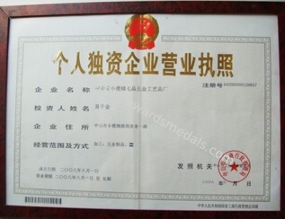 Chine pins centre company ltd Certifications
